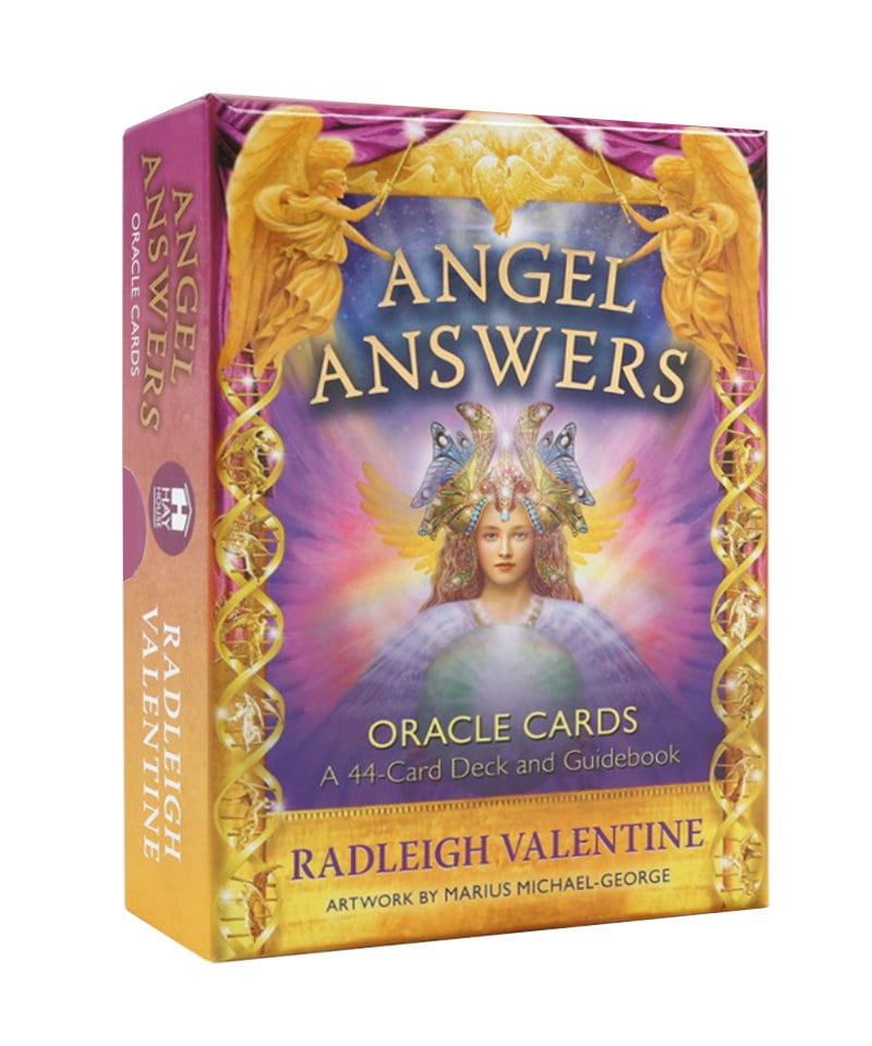 天使回應占卜卡英文版|Angel Answers Oracle Cards|44張,簡單、直接、可靠的指引訊息