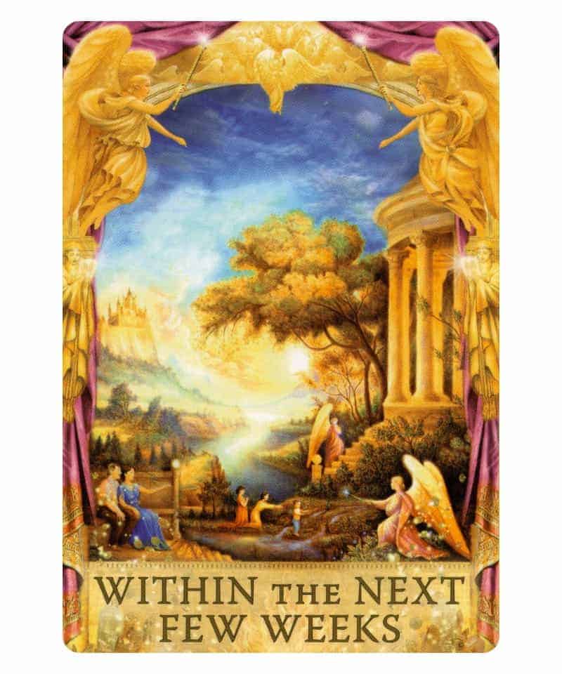 天使回應占卜卡英文版|Angel Answers Oracle Cards|44張,簡單、直接、可靠的指引訊息