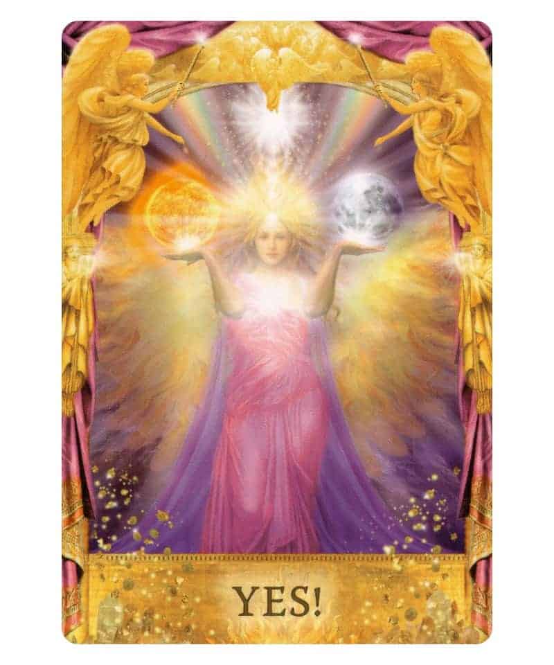 天使回應占卜卡英文版|Angel Answers Oracle Cards|44張,簡單、直接、可靠的指引訊息