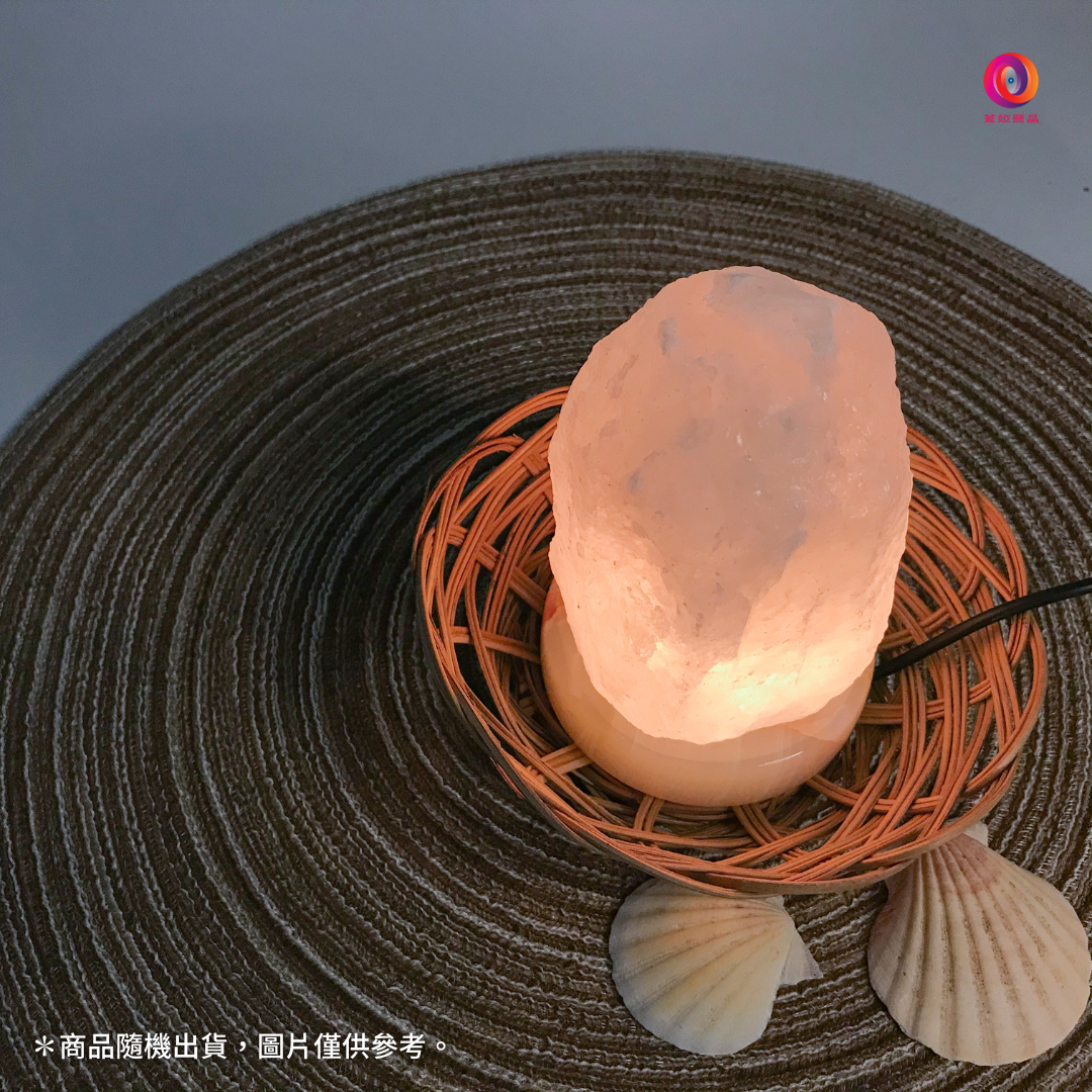 【開運小行星】USB 小鹽燈|白鹽原礦|隨機出貨